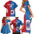 Custom India And England Cricket Family Matching Short Sleeve Bodycon Dress and Hawaiian Shirt 2024 Together Dynamic Version - Wonder Print Shop