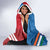 Custom India And England Cricket Hooded Blanket 2024 Together Dynamic Version