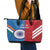 Custom India And England Cricket Leather Tote Bag 2024 Together Dynamic Version - Wonder Print Shop