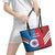 Custom India And England Cricket Leather Tote Bag 2024 Together Dynamic Version - Wonder Print Shop