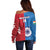 Custom India And England Cricket Off Shoulder Sweater 2024 Together Dynamic Version - Wonder Print Shop