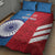 Custom India And England Cricket Quilt Bed Set 2024 Together Dynamic Version