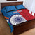 Custom India And England Cricket Quilt Bed Set 2024 Together Dynamic Version