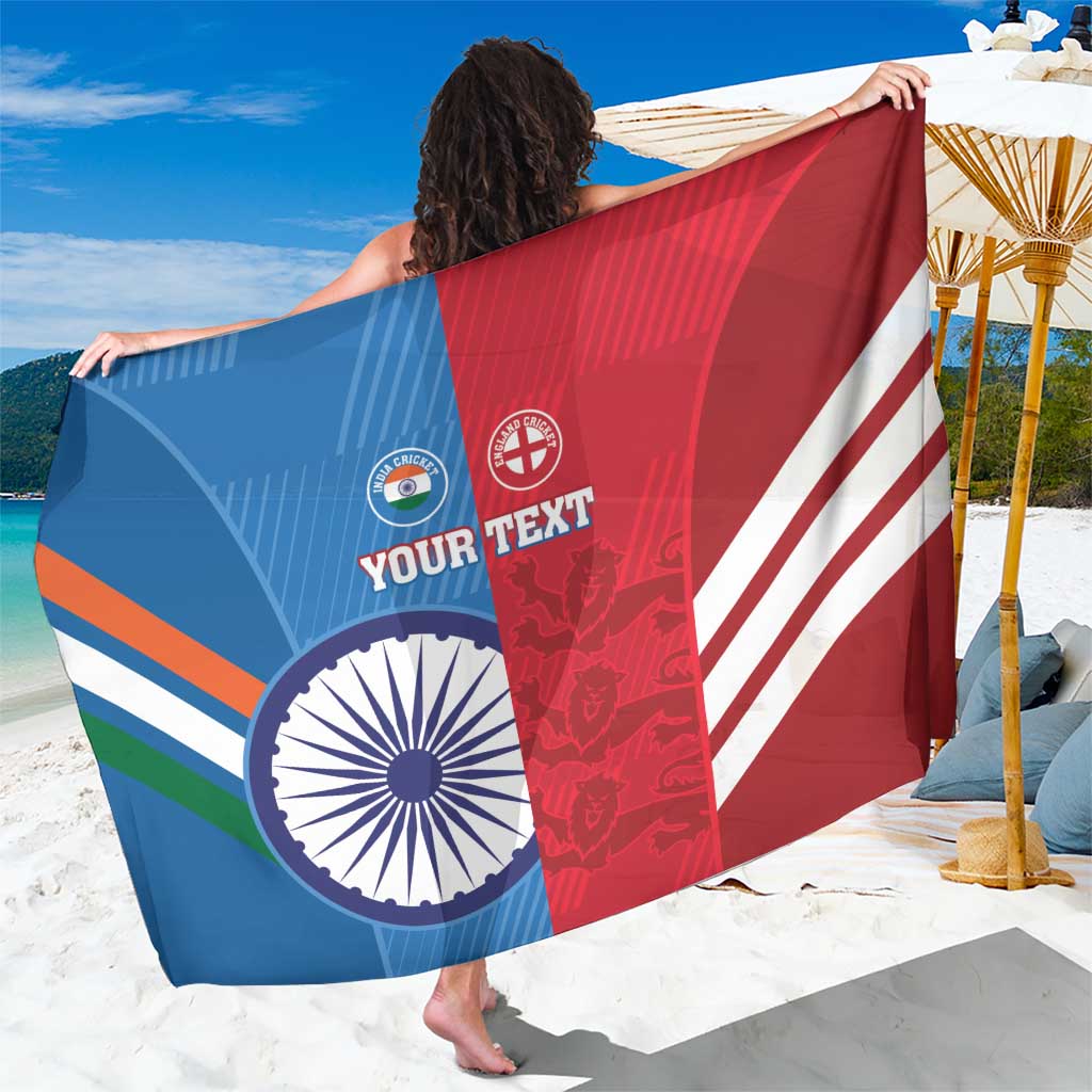 Custom India And England Cricket Sarong 2024 Together Dynamic Version