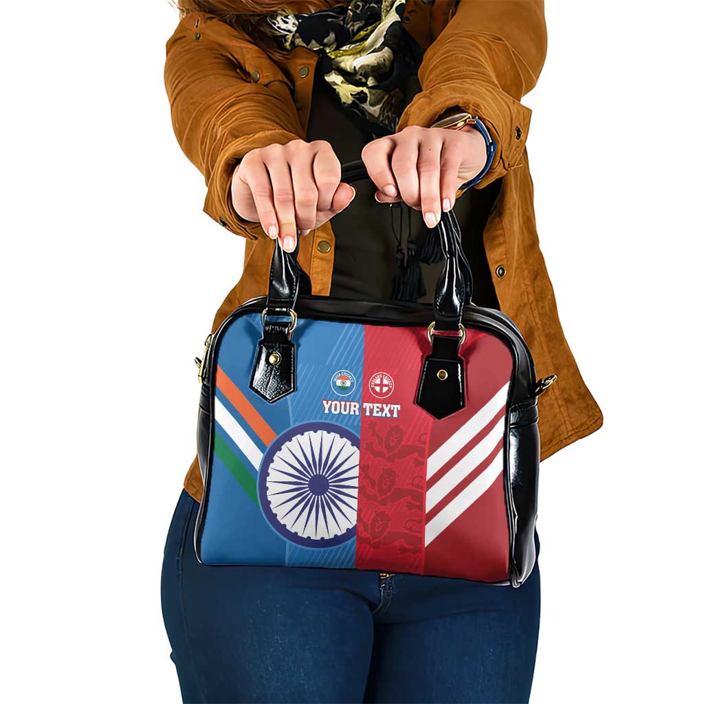 Custom India And England Cricket Shoulder Handbag 2024 Together Dynamic Version