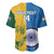 Custom India And South Africa Cricket Baseball Jersey 2024 Together Dynamic Version - Wonder Print Shop