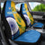 Custom India And South Africa Cricket Car Seat Cover 2024 Together Dynamic Version - Wonder Print Shop