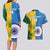 Custom India And South Africa Cricket Couples Matching Long Sleeve Bodycon Dress and Hawaiian Shirt 2024 Together Dynamic Version - Wonder Print Shop