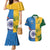 Custom India And South Africa Cricket Couples Matching Mermaid Dress and Hawaiian Shirt 2024 Together Dynamic Version - Wonder Print Shop