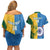 Custom India And South Africa Cricket Couples Matching Off Shoulder Short Dress and Hawaiian Shirt 2024 Together Dynamic Version - Wonder Print Shop