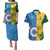 Custom India And South Africa Cricket Couples Matching Puletasi and Hawaiian Shirt 2024 Together Dynamic Version - Wonder Print Shop