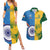 Custom India And South Africa Cricket Couples Matching Summer Maxi Dress and Hawaiian Shirt 2024 Together Dynamic Version - Wonder Print Shop