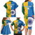 Custom India And South Africa Cricket Family Matching Long Sleeve Bodycon Dress and Hawaiian Shirt 2024 Together Dynamic Version - Wonder Print Shop