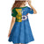 Custom India And South Africa Cricket Family Matching Mermaid Dress and Hawaiian Shirt 2024 Together Dynamic Version - Wonder Print Shop