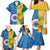 Custom India And South Africa Cricket Family Matching Mermaid Dress and Hawaiian Shirt 2024 Together Dynamic Version - Wonder Print Shop