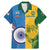 Custom India And South Africa Cricket Family Matching Mermaid Dress and Hawaiian Shirt 2024 Together Dynamic Version - Wonder Print Shop