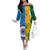 Custom India And South Africa Cricket Family Matching Off The Shoulder Long Sleeve Dress and Hawaiian Shirt 2024 Together Dynamic Version - Wonder Print Shop