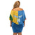 Custom India And South Africa Cricket Family Matching Off Shoulder Short Dress and Hawaiian Shirt 2024 Together Dynamic Version - Wonder Print Shop