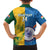 Custom India And South Africa Cricket Family Matching Puletasi and Hawaiian Shirt 2024 Together Dynamic Version - Wonder Print Shop