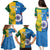 Custom India And South Africa Cricket Family Matching Puletasi and Hawaiian Shirt 2024 Together Dynamic Version - Wonder Print Shop