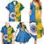 Custom India And South Africa Cricket Family Matching Summer Maxi Dress and Hawaiian Shirt 2024 Together Dynamic Version - Wonder Print Shop