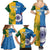 Custom India And South Africa Cricket Family Matching Summer Maxi Dress and Hawaiian Shirt 2024 Together Dynamic Version - Wonder Print Shop