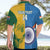 Custom India And South Africa Cricket Hawaiian Shirt 2024 Together Dynamic Version - Wonder Print Shop