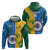 Custom India And South Africa Cricket Hoodie 2024 Together Dynamic Version - Wonder Print Shop