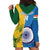 Custom India And South Africa Cricket Hoodie Dress 2024 Together Dynamic Version - Wonder Print Shop