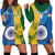 Custom India And South Africa Cricket Hoodie Dress 2024 Together Dynamic Version - Wonder Print Shop