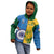 Custom India And South Africa Cricket Kid Hoodie 2024 Together Dynamic Version - Wonder Print Shop