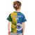 Custom India And South Africa Cricket Kid T Shirt 2024 Together Dynamic Version - Wonder Print Shop