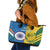 Custom India And South Africa Cricket Leather Tote Bag 2024 Together Dynamic Version - Wonder Print Shop