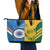 Custom India And South Africa Cricket Leather Tote Bag 2024 Together Dynamic Version - Wonder Print Shop