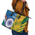 Custom India And South Africa Cricket Leather Tote Bag 2024 Together Dynamic Version - Wonder Print Shop