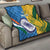 Custom India And South Africa Cricket Quilt 2024 Together Dynamic Version