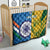 Custom India And South Africa Cricket Quilt 2024 Together Dynamic Version - Wonder Print Shop