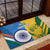 Custom India And South Africa Cricket Rubber Doormat 2024 Together Dynamic Version