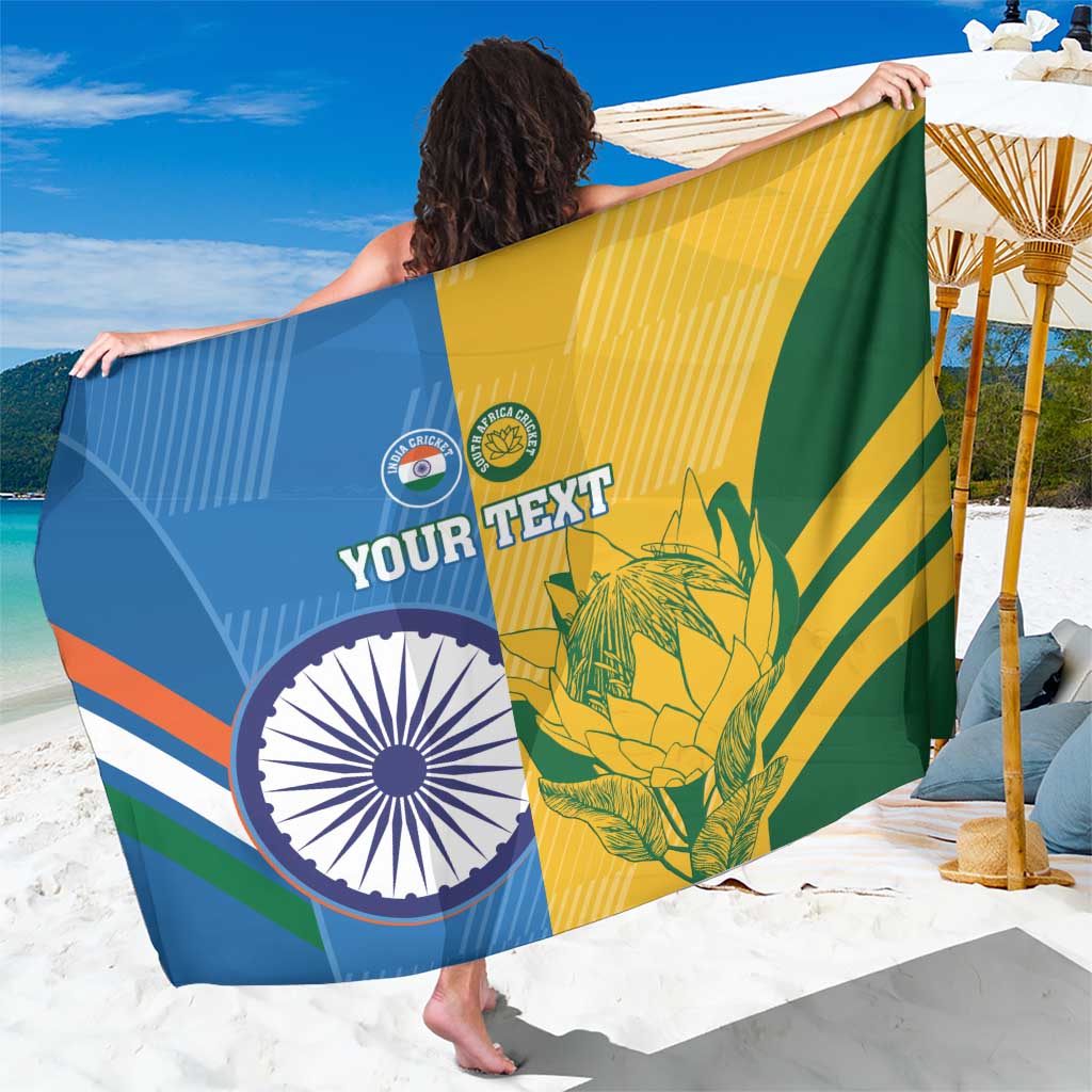 Custom India And South Africa Cricket Sarong 2024 Together Dynamic Version