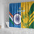 Custom India And South Africa Cricket Shower Curtain 2024 Together Dynamic Version