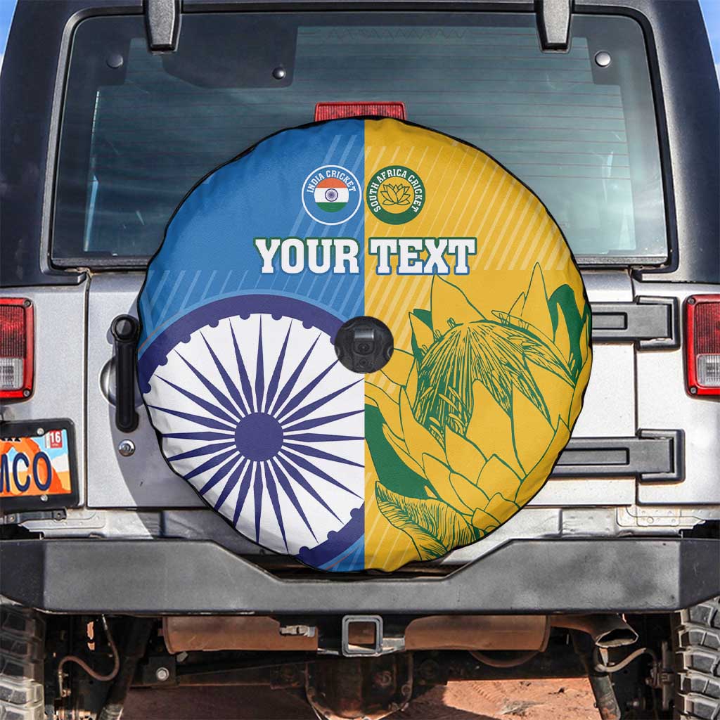 Custom India And South Africa Cricket Spare Tire Cover 2024 Together Dynamic Version