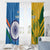 Custom India And South Africa Cricket Window Curtain 2024 Together Dynamic Version