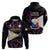 Philippines Football Hoodie 2023 World Cup Go Filipinas Feather Black Version - Wonder Print Shop