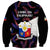 Philippines Football Sweatshirt 2023 World Cup Go Filipinas Feather Black Version - Wonder Print Shop