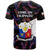 Philippines Football T Shirt 2023 World Cup Go Filipinas Feather Black Version - Wonder Print Shop