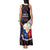 Philippines Football Tank Maxi Dress 2023 World Cup Go Filipinas Feather Black Version - Wonder Print Shop