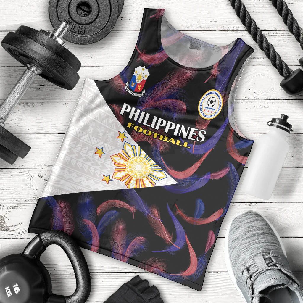 custom-philippines-football-men-tank-top-2023-world-cup-go-filipinas-feather-black-version