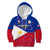 Philippines Football Kid Hoodie 2023 World Cup Go Filipinas Feather Flag Version - Wonder Print Shop