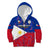 Philippines Football Kid Hoodie 2023 World Cup Go Filipinas Feather Flag Version - Wonder Print Shop