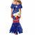 Philippines Football Mermaid Dress 2023 World Cup Go Filipinas Feather Flag Version - Wonder Print Shop